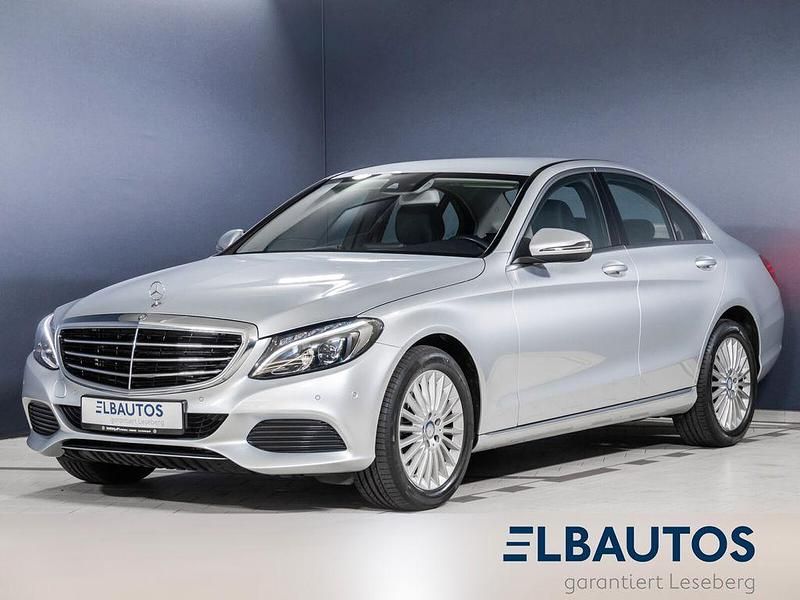 Iridiumsilber Gebraucht 2017 Mercedes C220 Exclusive Limousine | 19.870 € (Fairer Preis) - Bild 1/4