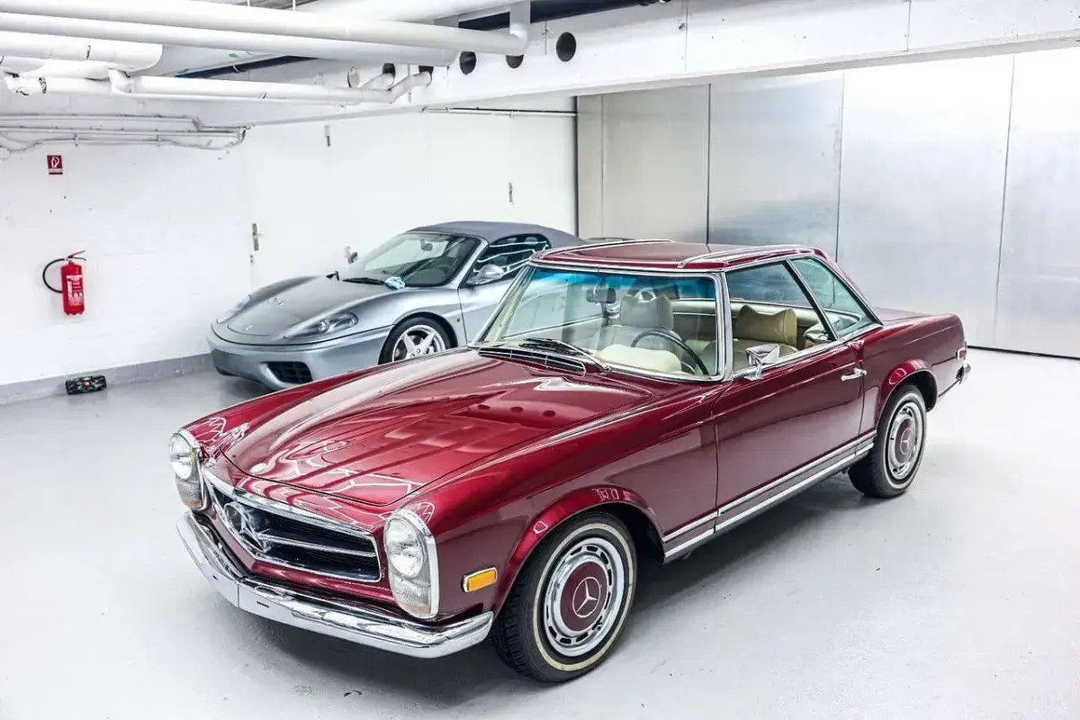 Gebraucht Mercedes W113 150 PS (110 kW) 1968 Burgund Cabrio