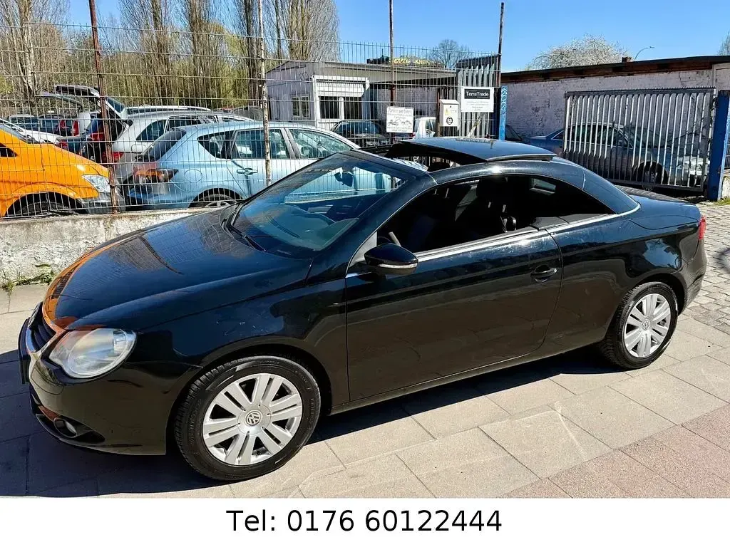 Second-hand VW Eos 122 CP (89 kW) 2009 Negru Cabrio