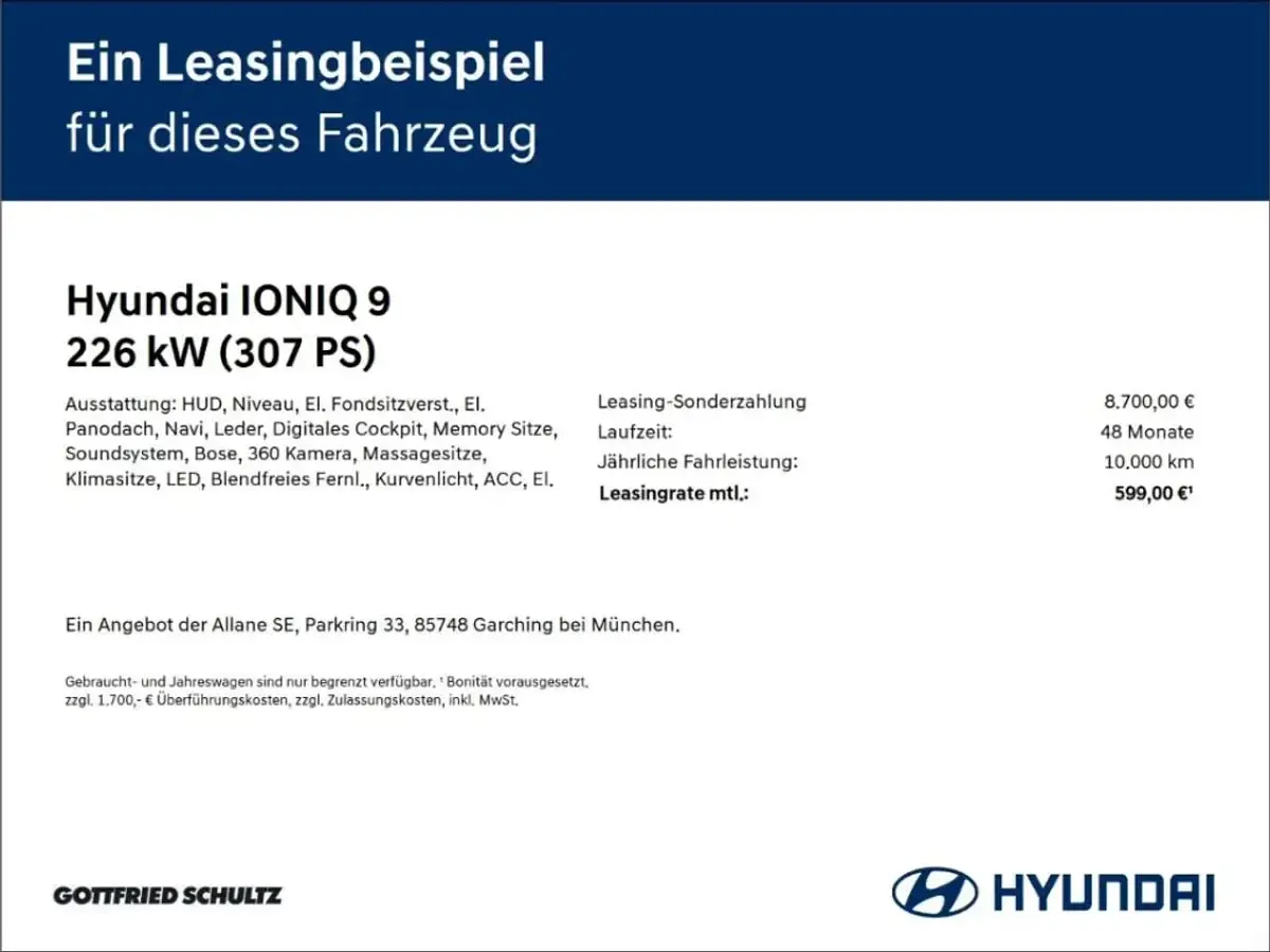 Gebraucht Hyundai Ioniq 9 225 kW (307 PS) 2025 Serenity white SUV
