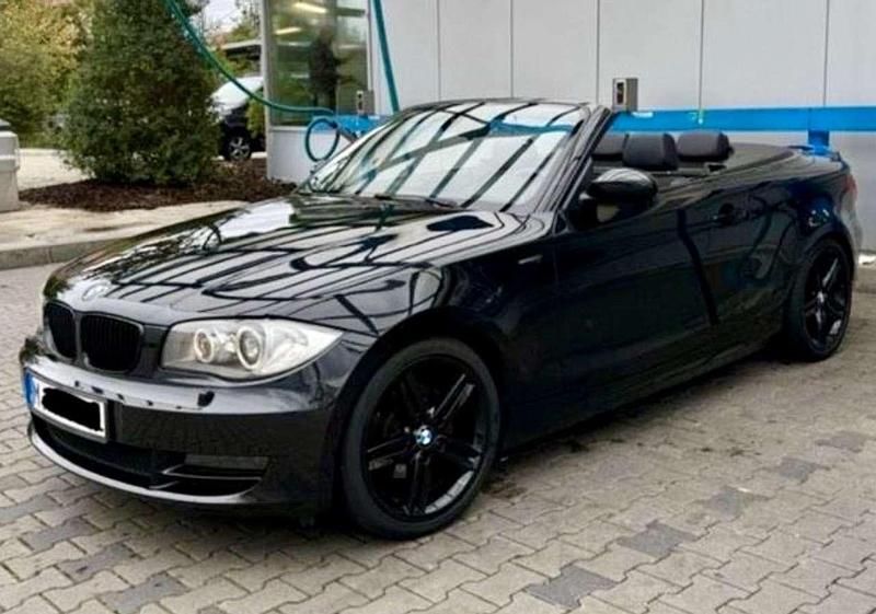 Schwarz Gebraucht 2008 BMW 120 Cabriolet Cabrio | 6.500 € (Fairer Preis) - Bild 1/4