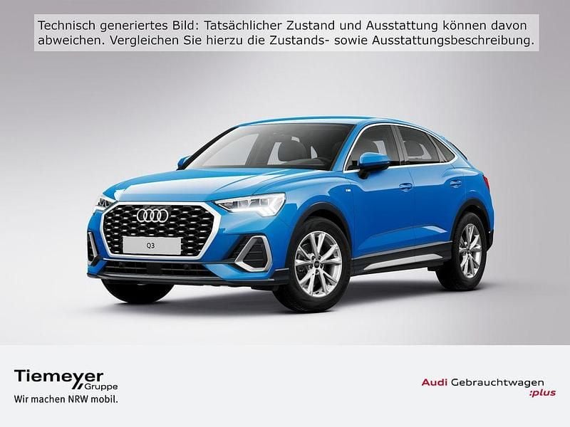 Blau Gebraucht 2022 Audi Q3 Sportback S-Line SUV | 31.930 € (Fairer Preis) - Bild 1/4