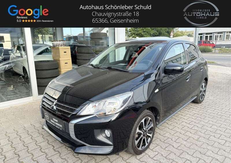 Schwarz Gebraucht 2021 Mitsubishi Space Star Spirit+ Kleinwagen | 13.900 € (Fairer Preis) - Bild 1/3