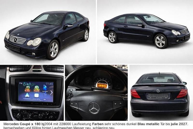 Gebraucht Mercedes C180 143 PS (105 kW) 2004 Blau Coupé