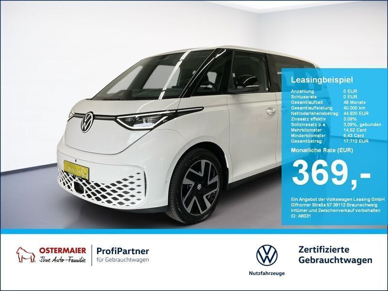 Weiß Gebraucht 2023 VW ID. Buzz Pro Van | 44.820 € (Guter Preis) - Bild 1/4