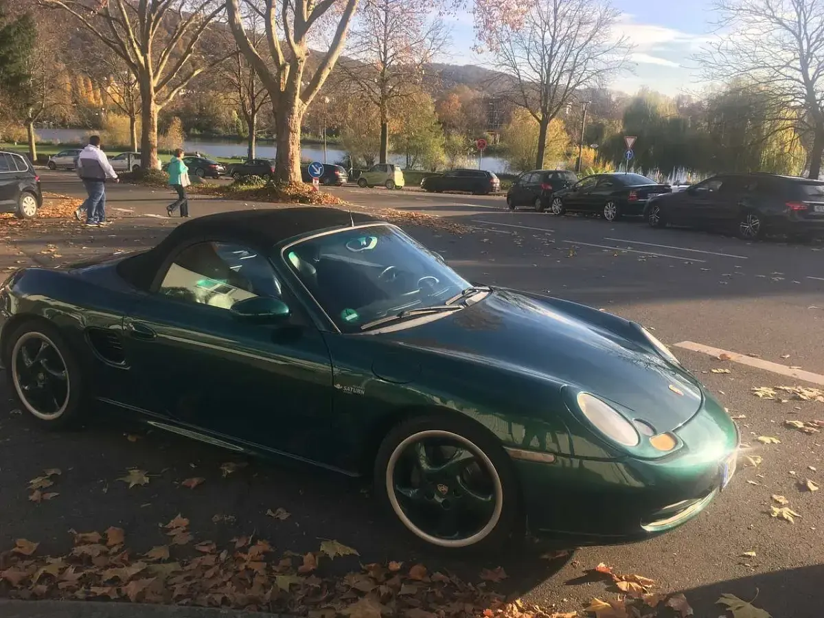 Gebraucht Porsche Boxster 220 PS (161 kW) 2000 Grün Cabrio