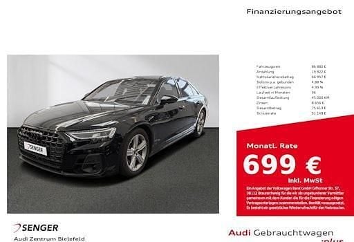 Gebraucht Audi S8 Ambiente 571 PS (419 kW) 2024 Mythosschwarz metallic Limousine