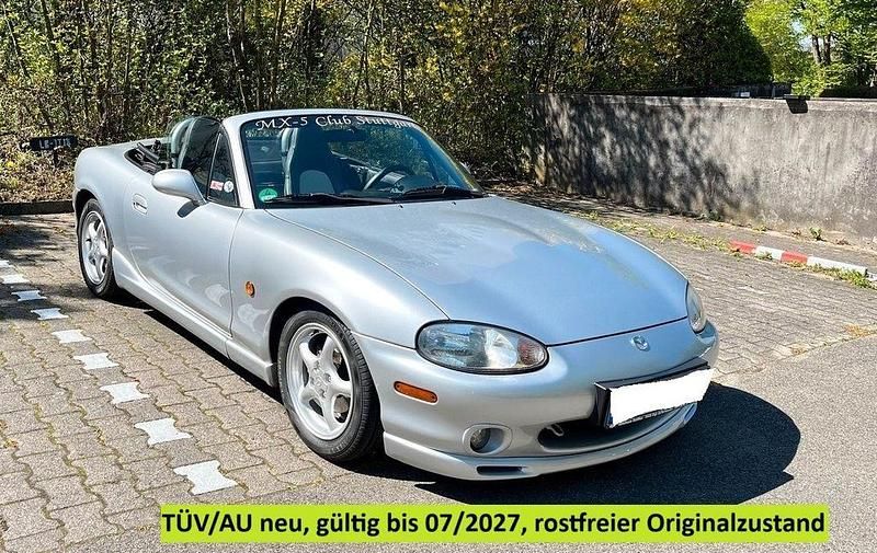 Second-hand Mazda MX5 110 CP (80 kW) 1998 Argintiu Cabrio