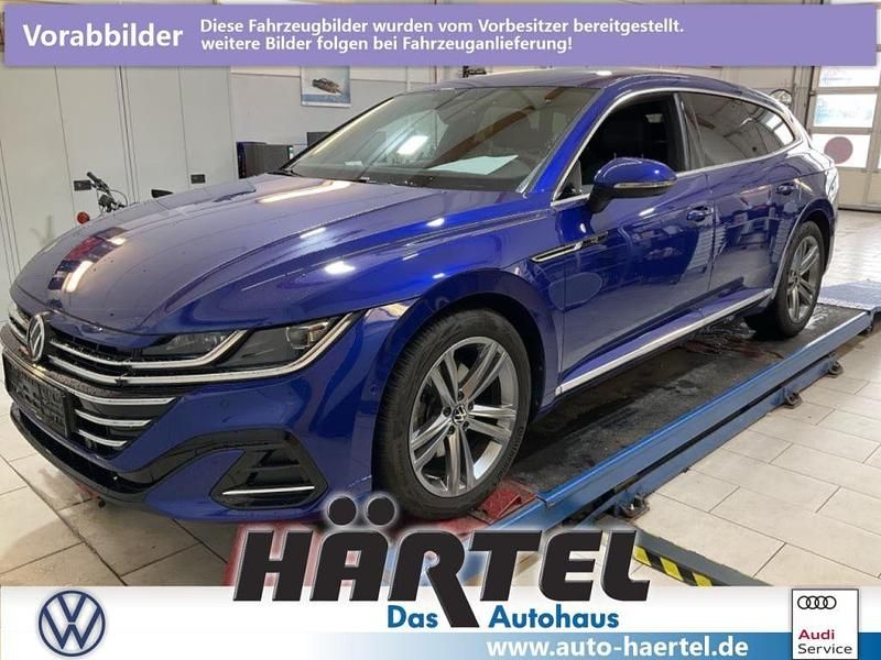 Lapiz blue, metallic Gebraucht 2022 VW Arteon R-line Kombi | 32.900 € (Fairer Preis) - Bild 1/4