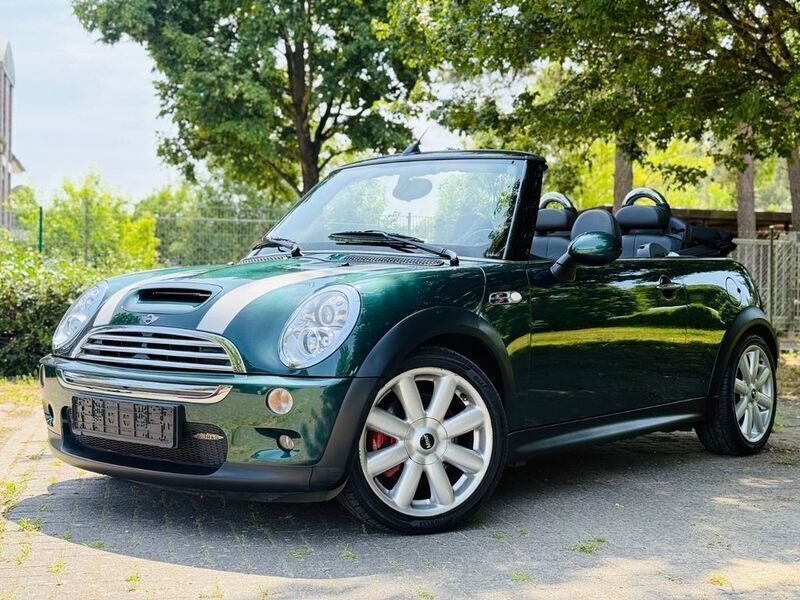 Grün Gebraucht 2007 Mini John Cooper Works Cabriolet Cabrio | 9.980 € (Superpreis) - Bild 1/4