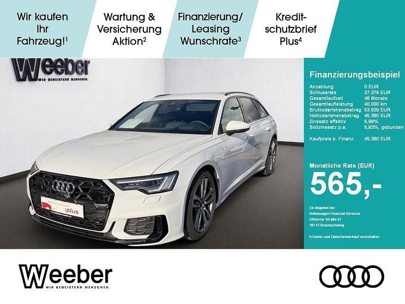 Gebraucht Audi A6 S-Line 204 PS (150 kW) 2025 Gletscherweiß metallic Kombi