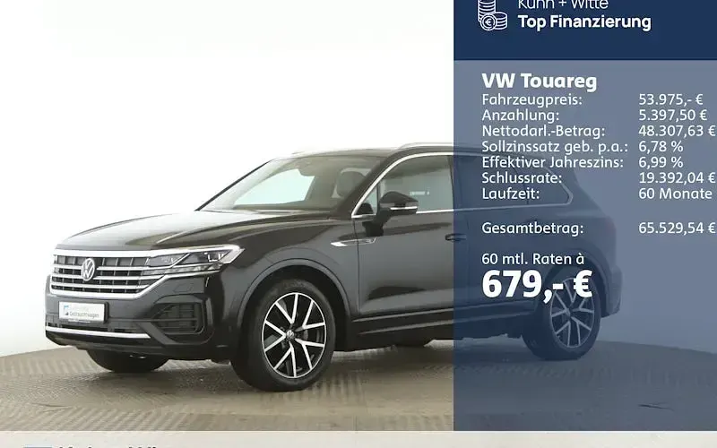 Gebraucht VW Touareg R-line 286 PS (210 kW) 2022 Schwarz SUV