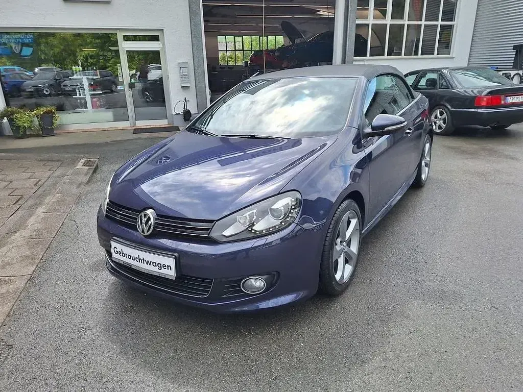 Brugt VW Golf Cabriolet LOUNGE 150 HK (110 kW) 2016 Blå Cabriolet