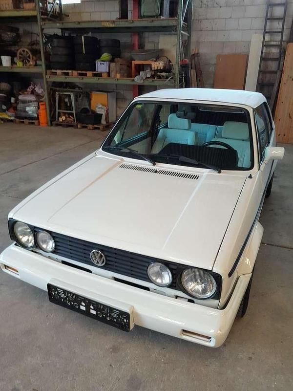 Weiß Gebraucht 1989 VW Golf Cabriolet Cabrio | 9.200 € - Bild 1/4