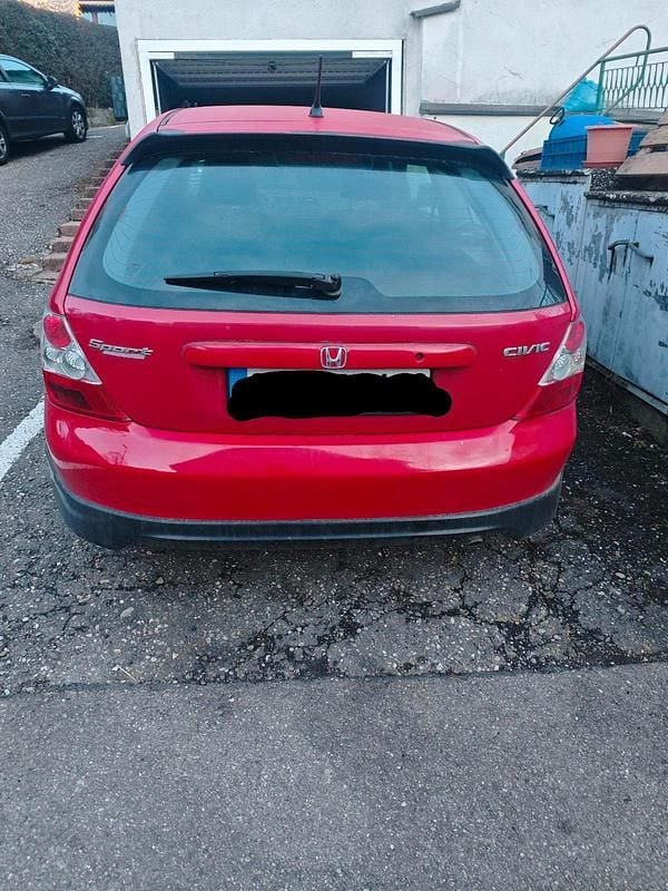 Gebraucht Honda Civic 110 PS (80 kW) 2003 Rot Limousine