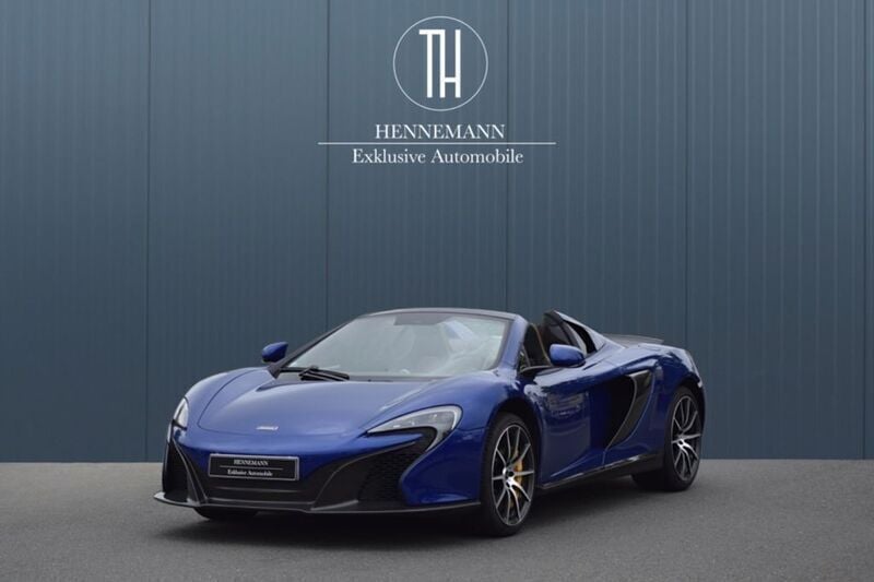 Blau Gebraucht 2014 McLaren 650S Cabrio | 154.650 € - Bild 1/4