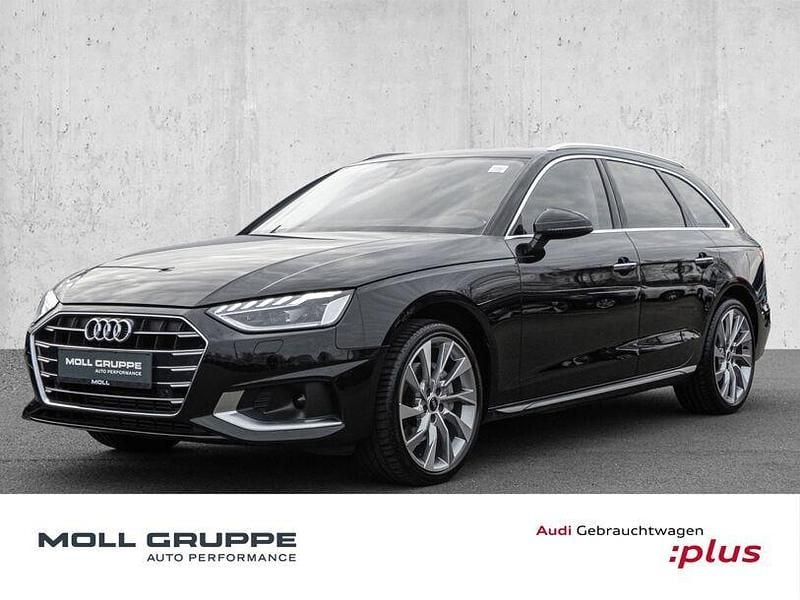 Mythosschwarz (metallic) Gebraucht 2021 Audi A4 Advanced Kombi | 31.980 € (Etwas zu teuer) - Bild 1/4