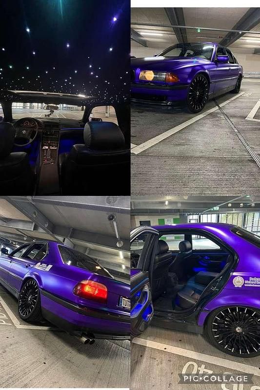 Violett Gebraucht 1994 BMW 730L Limousine | 19.500 € - Bild 1/4