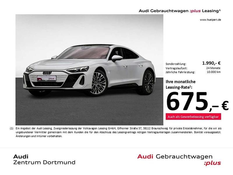 Weiß Gebraucht 2025 Audi e-tron GT quattro Sport Limousine | 96.325 € (Teuer) - Bild 1/4