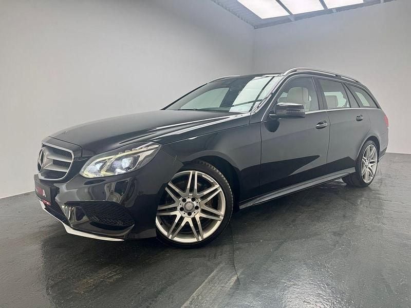 Schwarz Gebraucht 2014 Mercedes E350 AMG Kombi | 14.990 € (Guter Preis) - Bild 1/4
