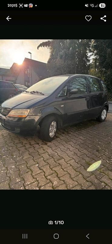 Gebraucht Fiat Idea 70 PS (51 kW) 2004 Schwarz Van / Kleinbus