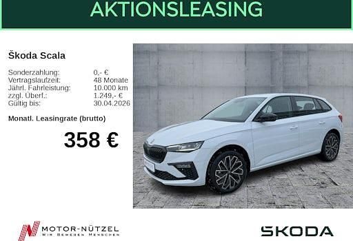 Neu Skoda Scala Selection 150 PS (110 kW) 2026 Weiß Kleinwagen