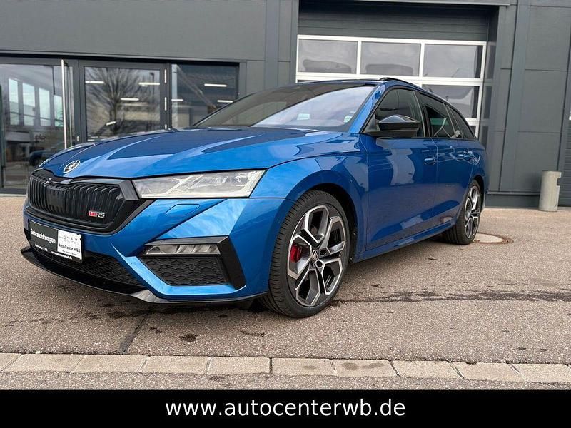 Gebraucht Skoda Octavia RS 200 PS (147 kW) 2022 Raceblau metallic (metallic) Kombi