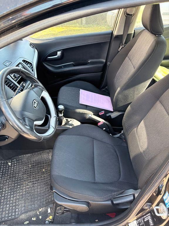 Gebraucht Kia Picanto Attract 69 PS (50 kW) 2012 Schwarz Kleinwagen