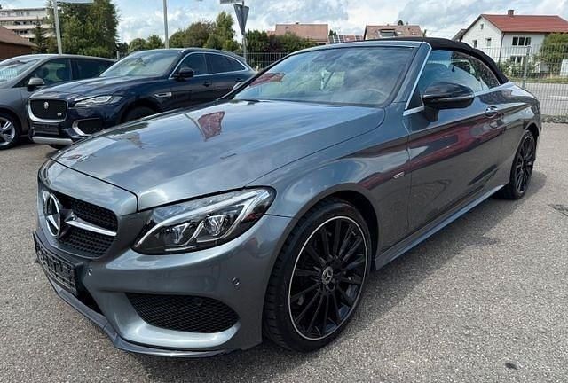 Selenitgrau Gebraucht 2018 Mercedes C200 AMG line Cabrio | 32.950 € (Fairer Preis) - Bild 1/4