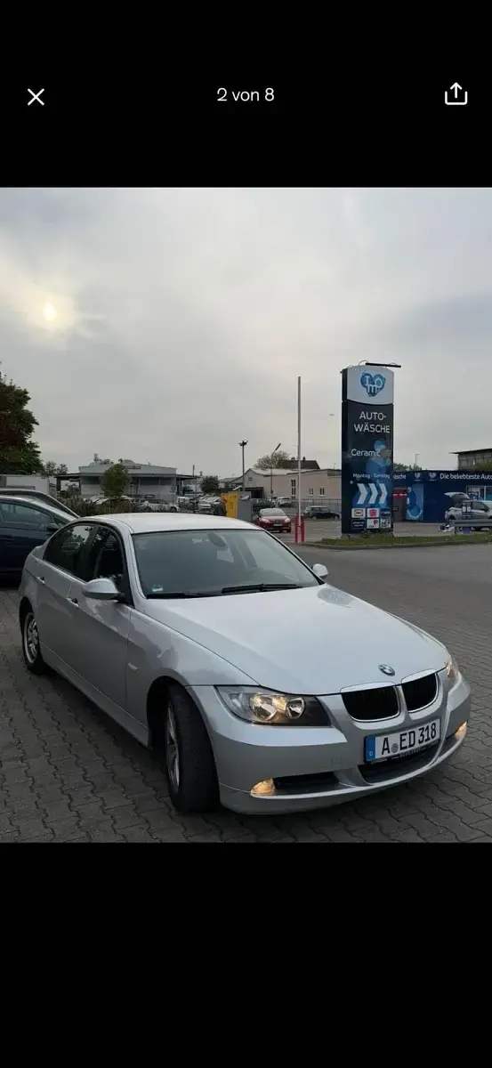 Gebraucht BMW 318 130 PS (95 kW) 2007 Silber Limousine