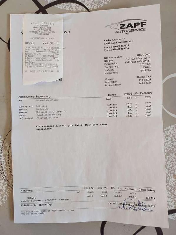 Gebraucht Skoda Fabia Ambiente 75 PS (55 kW) 2005 Kombi