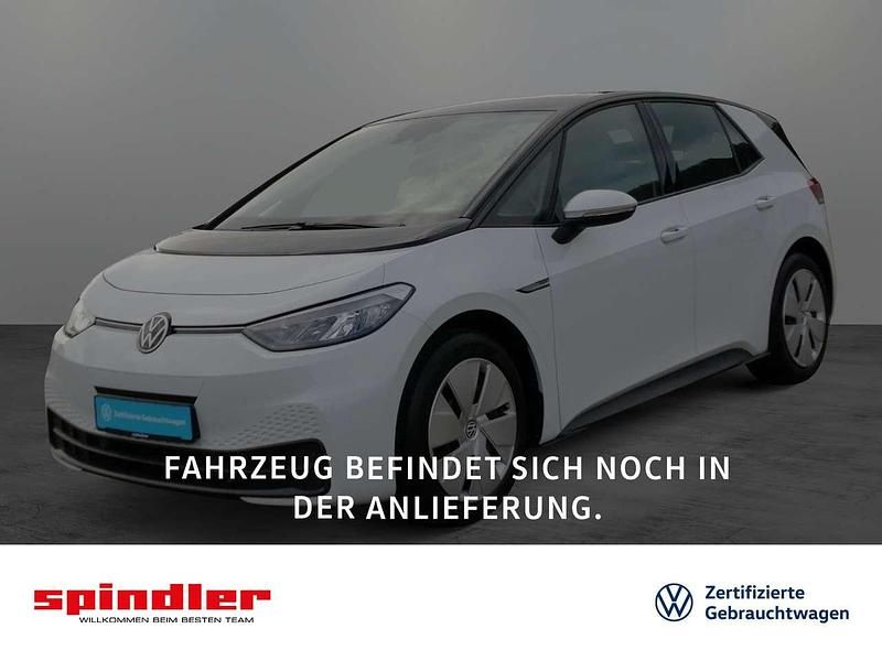 Gletscherweiß metallic Gebraucht 2021 VW ID.3 Pro Kleinwagen | 18.680 € (Fairer Preis) - Bild 1/3
