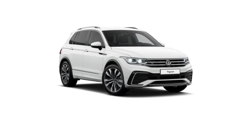 Weiß Gebraucht 2023 VW Tiguan R-line SUV | 44.480 € (Teuer) - Bild 1/3