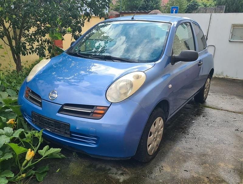 Blau Gebraucht 2004 Nissan Micra Acenta Kleinwagen | 650 € (Superpreis) - Bild 1/4