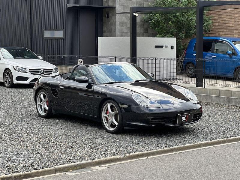 Schwarz Gebraucht 2003 Porsche Boxster S Cabrio | 19.299 € (Superpreis) - Bild 1/4