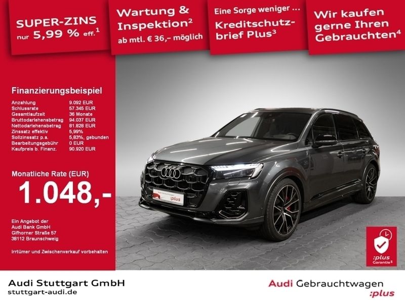 Daytonagrau perleffekt Gebraucht 2024 Audi Q7 S-Line SUV | 90.920 € - Bild 1/2