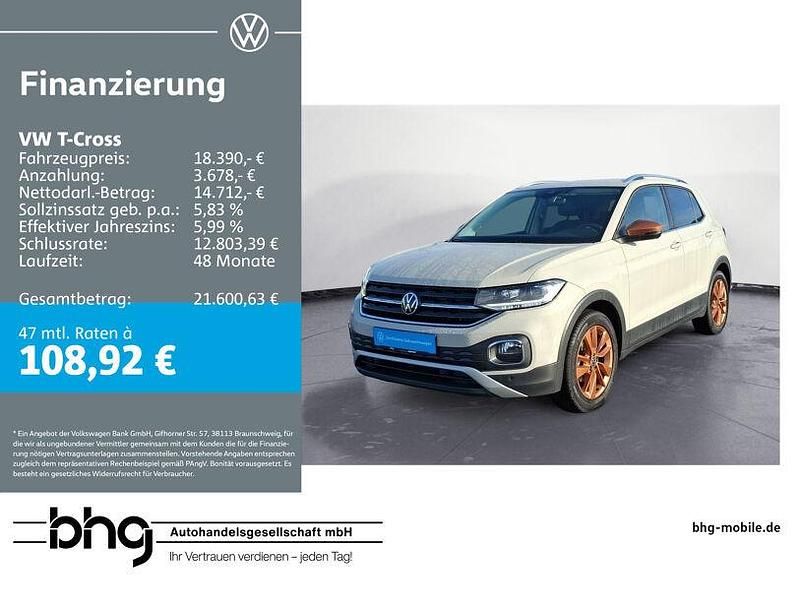 Gebraucht VW T-Cross 110 PS (80 kW) 2022 Grau SUV