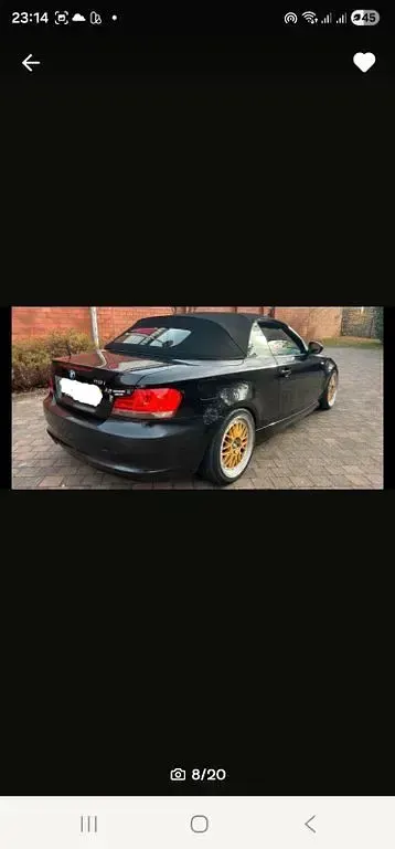 Gebraucht BMW 118 Cabriolet M Sport 143 PS (105 kW) 2011 Schwarz Cabrio