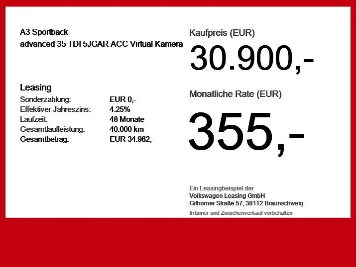 Używany Audi A3 Advanced Plus 150 KM (110 kW) 2025 Szary Sedan/Limuzyna