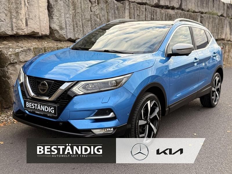 Vivid blue Gebraucht 2018 Nissan Qashqai Tekna+ SUV | 15.990 € (Fairer Preis) - Bild 1/4