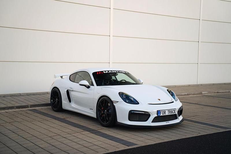 Weiß Gebraucht 2016 Porsche Cayman GT4 Coupé | 89.990 € (Teuer) - Bild 1/4