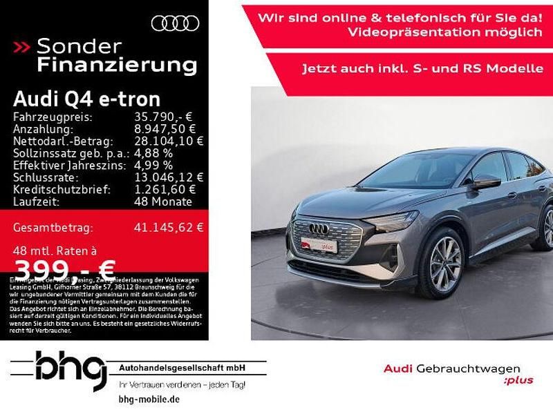 Grau Gebraucht 2022 Audi Q4 e-tron Ambiente SUV | 35.790 € (Guter Preis) - Bild 1/4