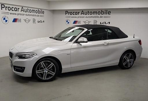 Gebraucht BMW 218 Sport Line 136 PS (100 kW) 2017 Weiß Cabrio