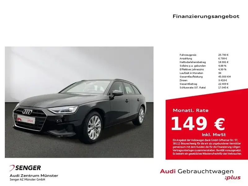 Schwarz Gebraucht 2022 Audi A4 Kombi | 25.790 € (Superpreis) - Bild 1/1