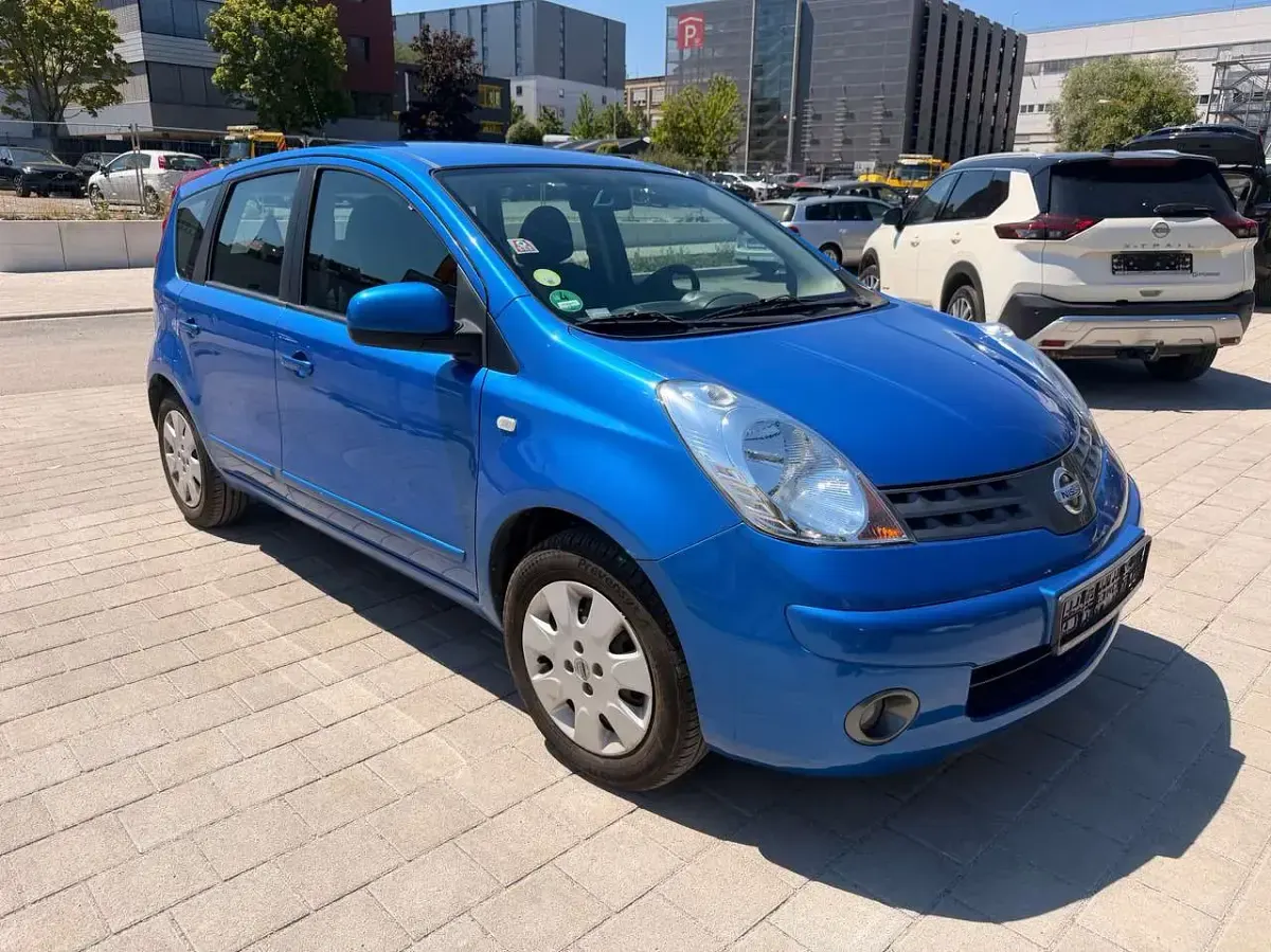 Gebraucht Nissan Note Acenta 88 PS (64 kW) 2008 New blue (m) Kleinwagen
