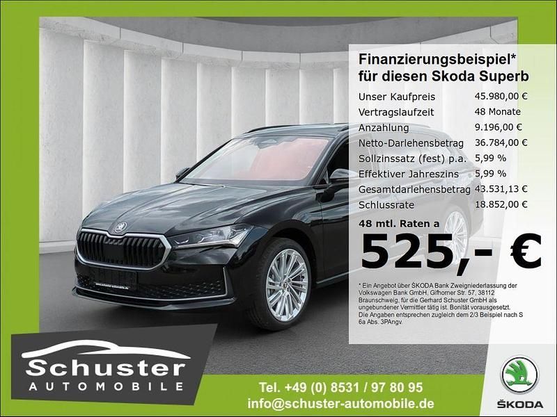 Gebraucht Skoda Superb Selection 193 PS (141 kW) 2024 Schwarz Kombi