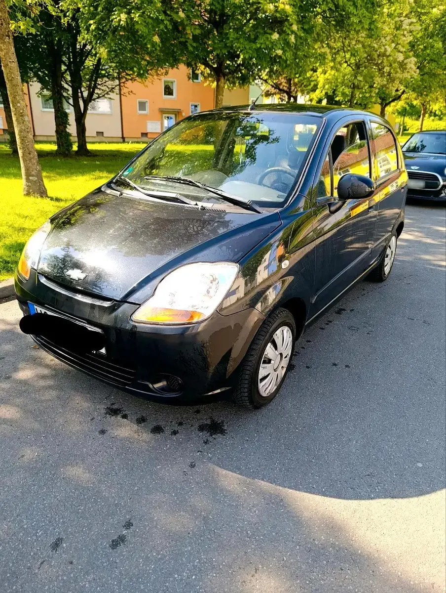 Gebraucht Chevrolet Matiz 55 PS (40 kW) 2009 Schwarz Kleinwagen