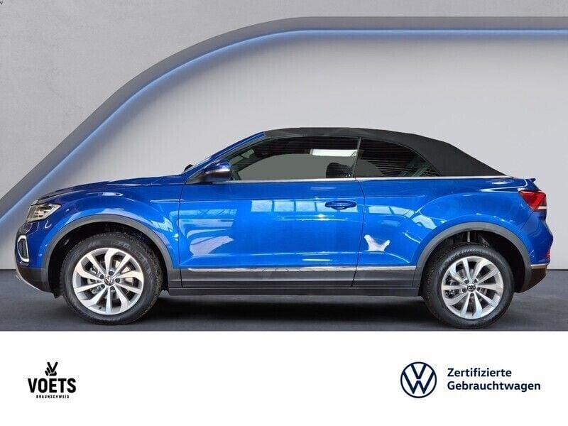 Gebraucht VW T-Roc Cabriolet Style 110 PS (80 kW) 2024 Blau Cabrio
