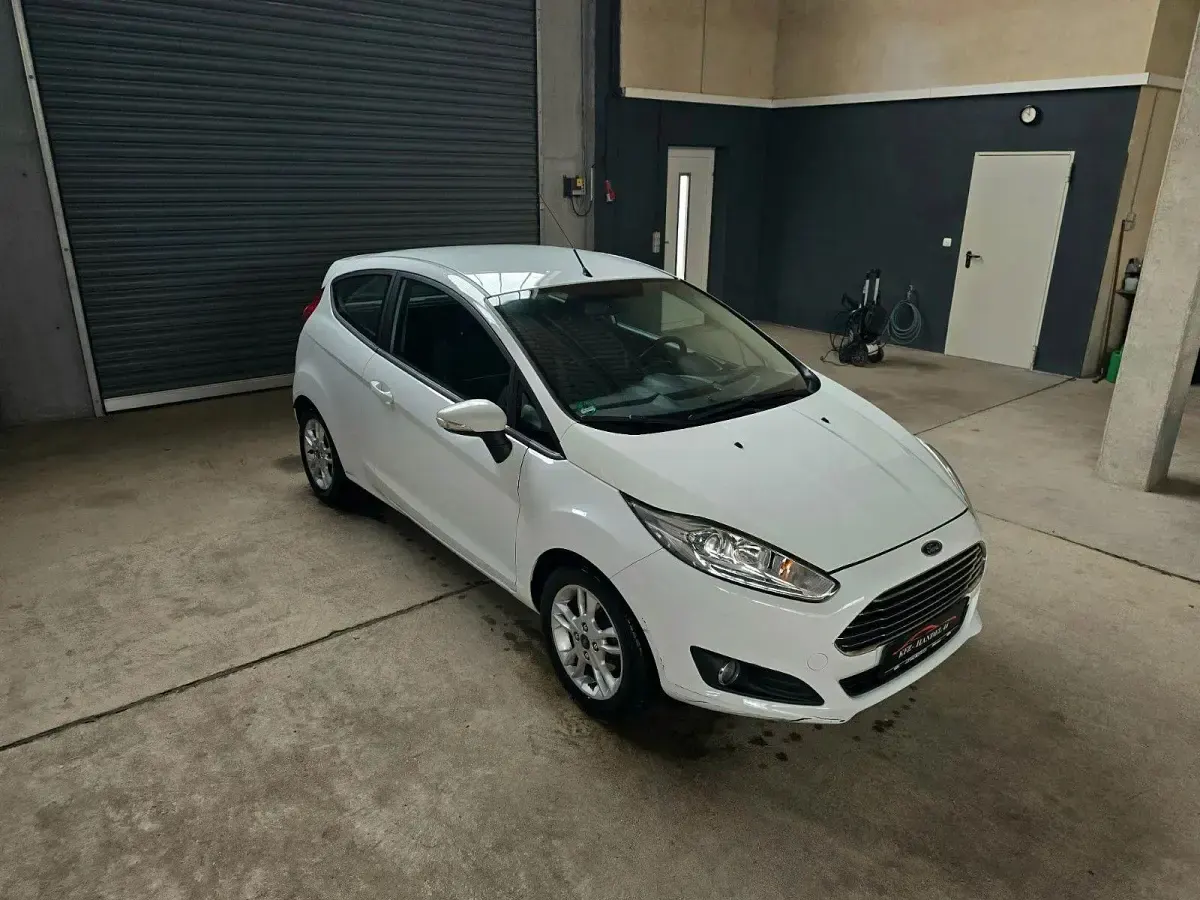 Gebraucht Ford Fiesta Trend 75 PS (55 kW) 2015 Weiß Kleinwagen