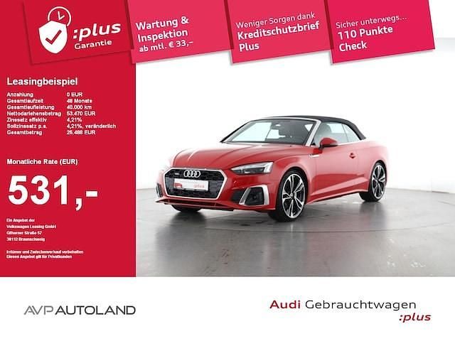 Progressivrot Gebraucht 2024 Audi A5 S-Line Coupé | 53.470 € (Superpreis) - Bild 1/2